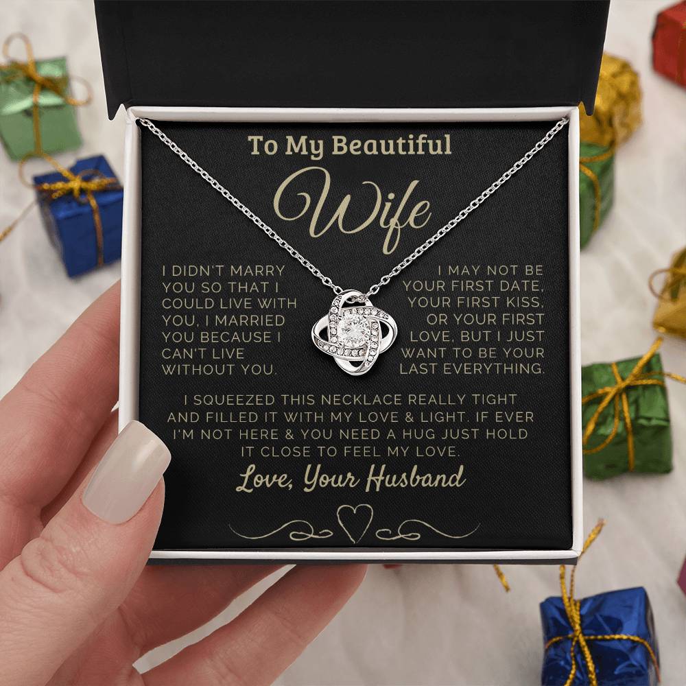 To my Beautiful Wife Love, Your Husband