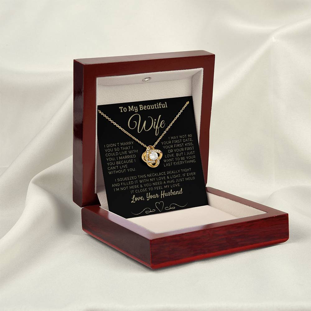 To my Beautiful Wife Love, Your Husband