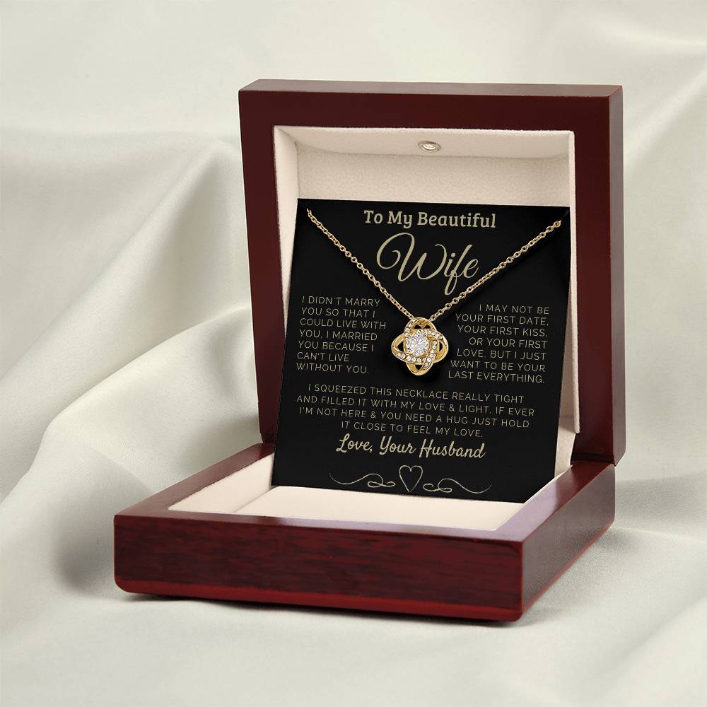 To my Beautiful Wife Love, Your Husband