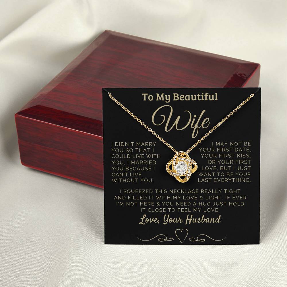 To my Beautiful Wife Love, Your Husband