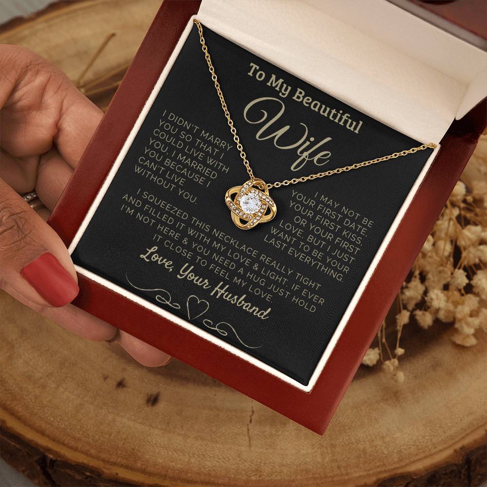 To my Beautiful Wife Love, Your Husband