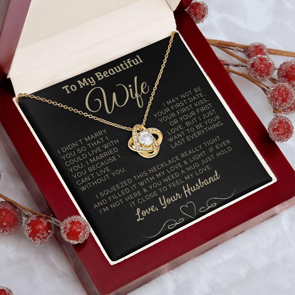 To my Beautiful Wife Love, Your Husband