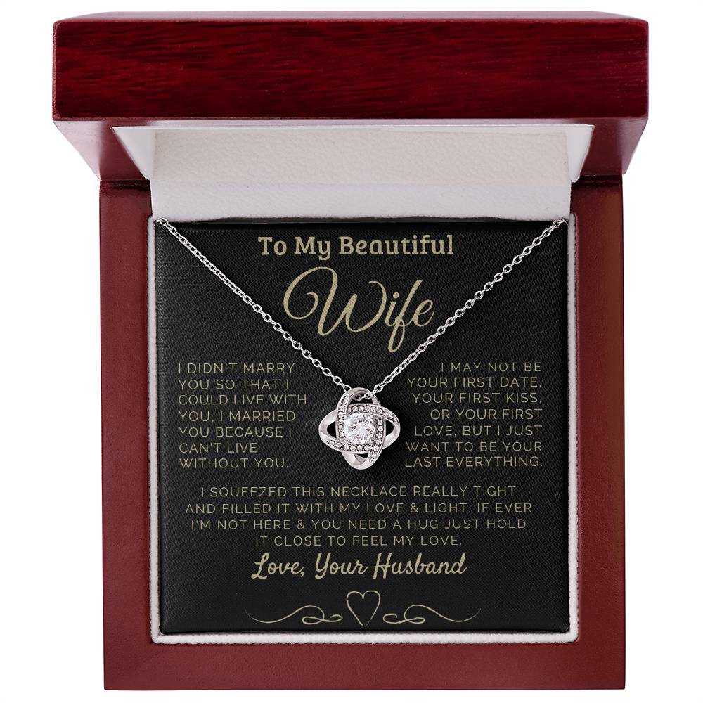 To my Beautiful Wife Love, Your Husband