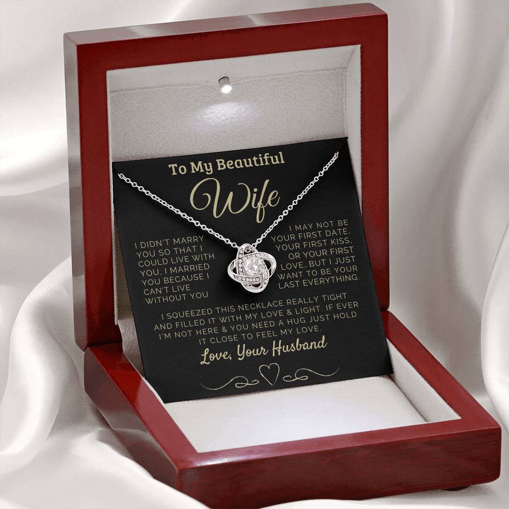 To my Beautiful Wife Love, Your Husband