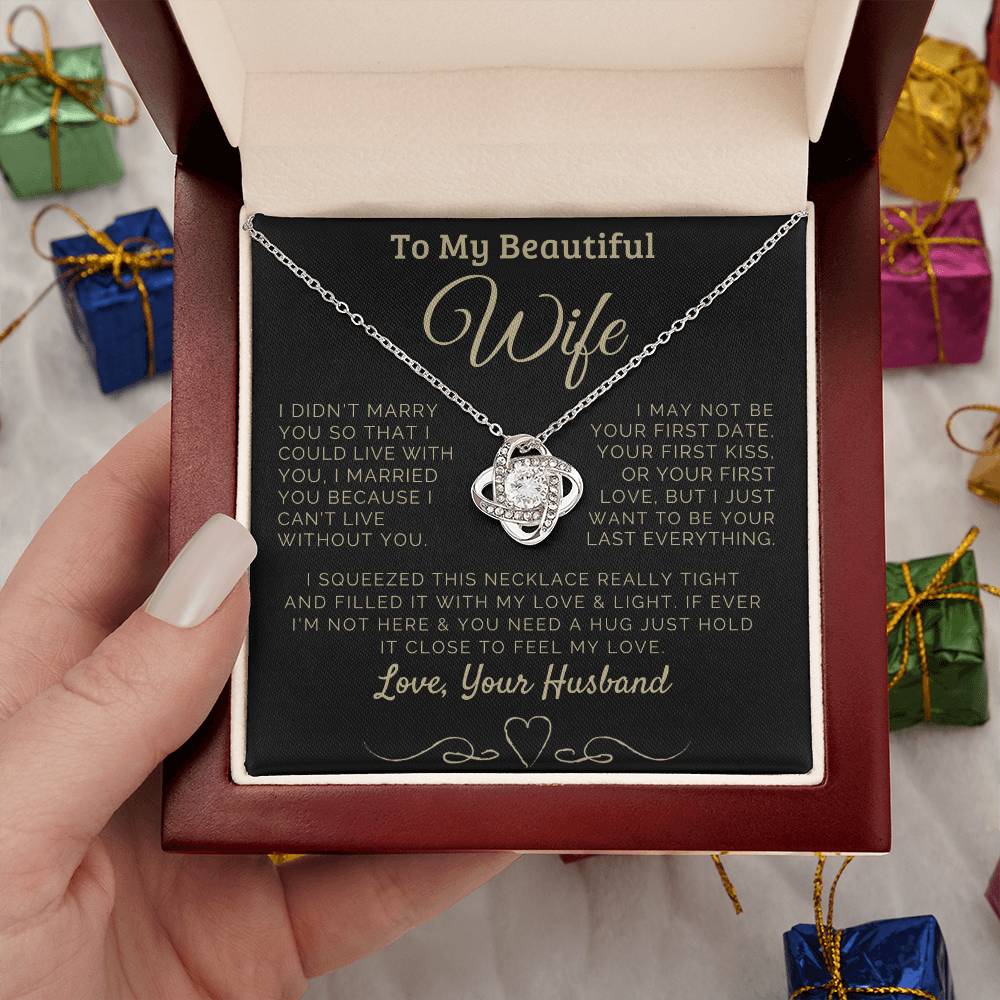 To my Beautiful Wife Love, Your Husband