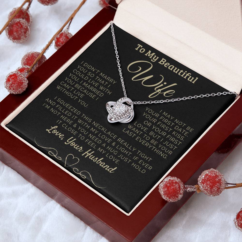 To my Beautiful Wife Love, Your Husband