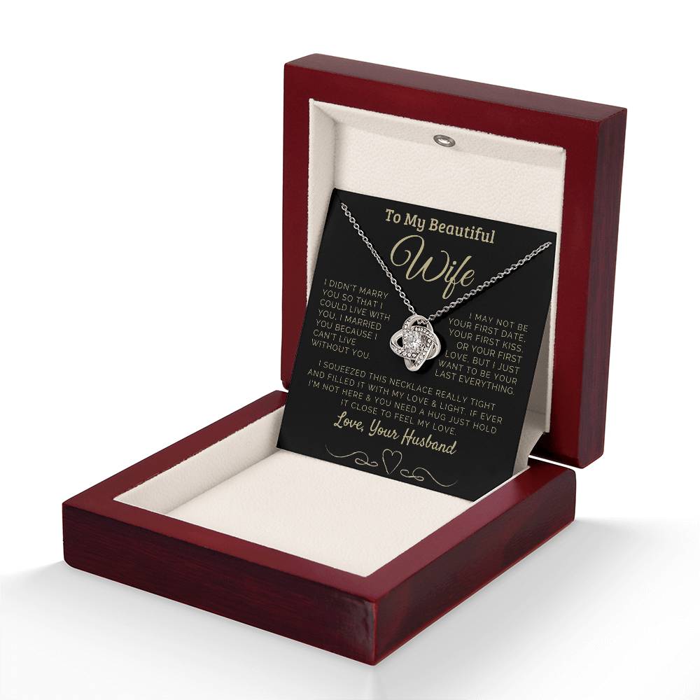 To my Beautiful Wife Love, Your Husband