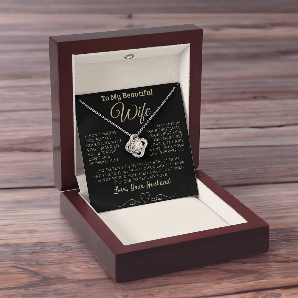 To my Beautiful Wife Love, Your Husband