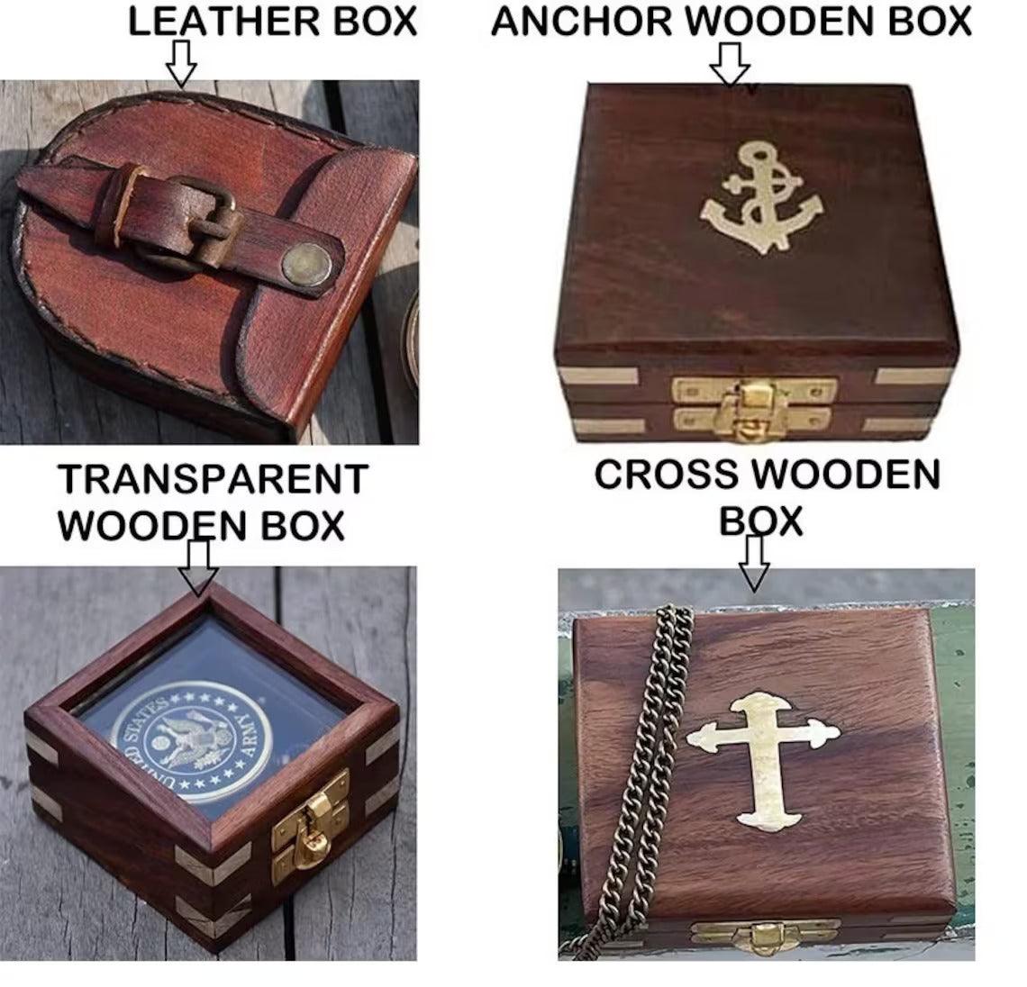 Brass Sundial Personalized Engraved Compass - TheGivenGet