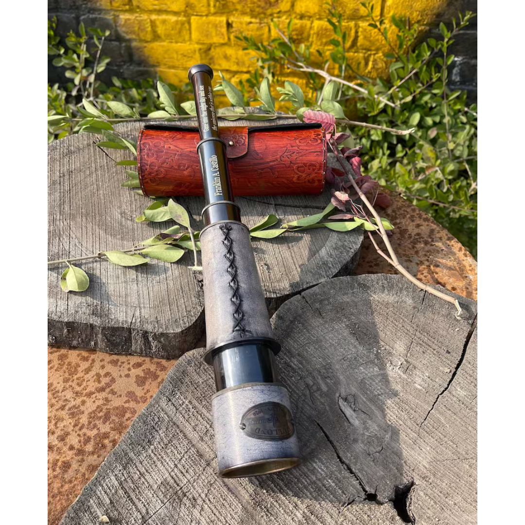 Engraved Spyglass Telescope