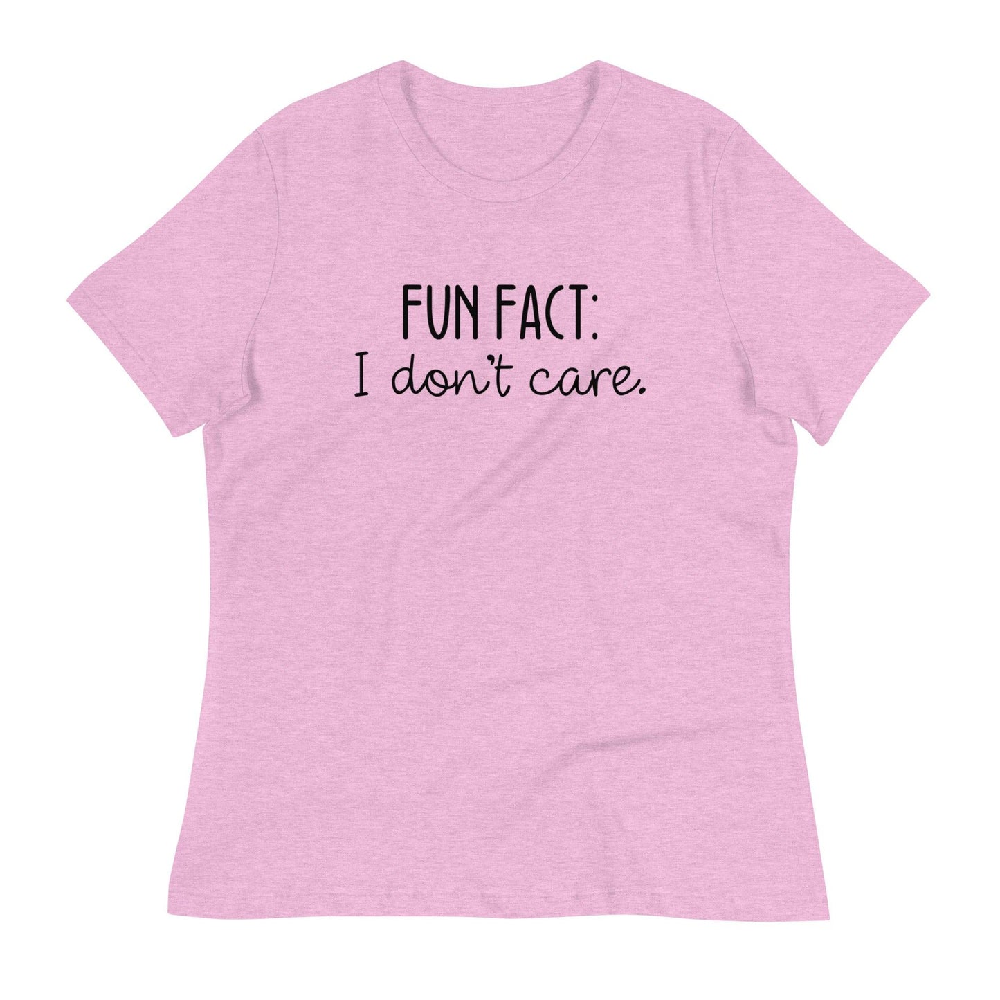 Fun Fact: I Don't Care O-neck Tri-blend T-Shirt - TheGivenGet