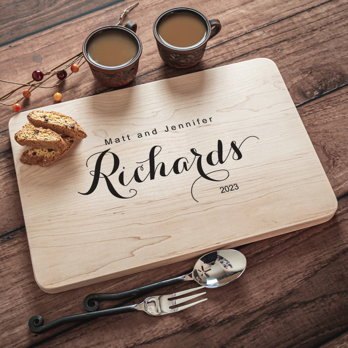 Engraved Cutting Board - Engraved Cutting Board, Custom Cutting Board, Wedding Gift, Housewarming Gift, Anniversary Gift, Mothers Day