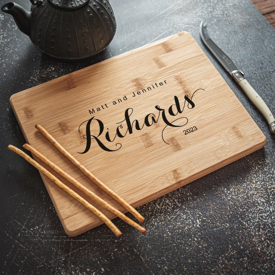 Engraved Cutting Board - Engraved Cutting Board, Custom Cutting Board, Wedding Gift, Housewarming Gift, Anniversary Gift, Mothers Day