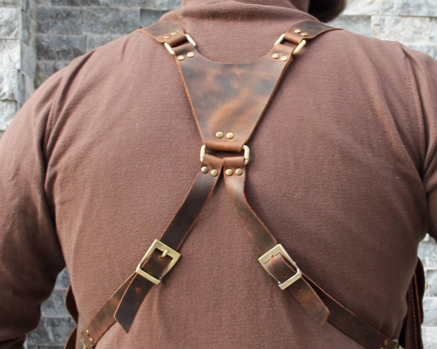 Anti-theft Leather Harness
