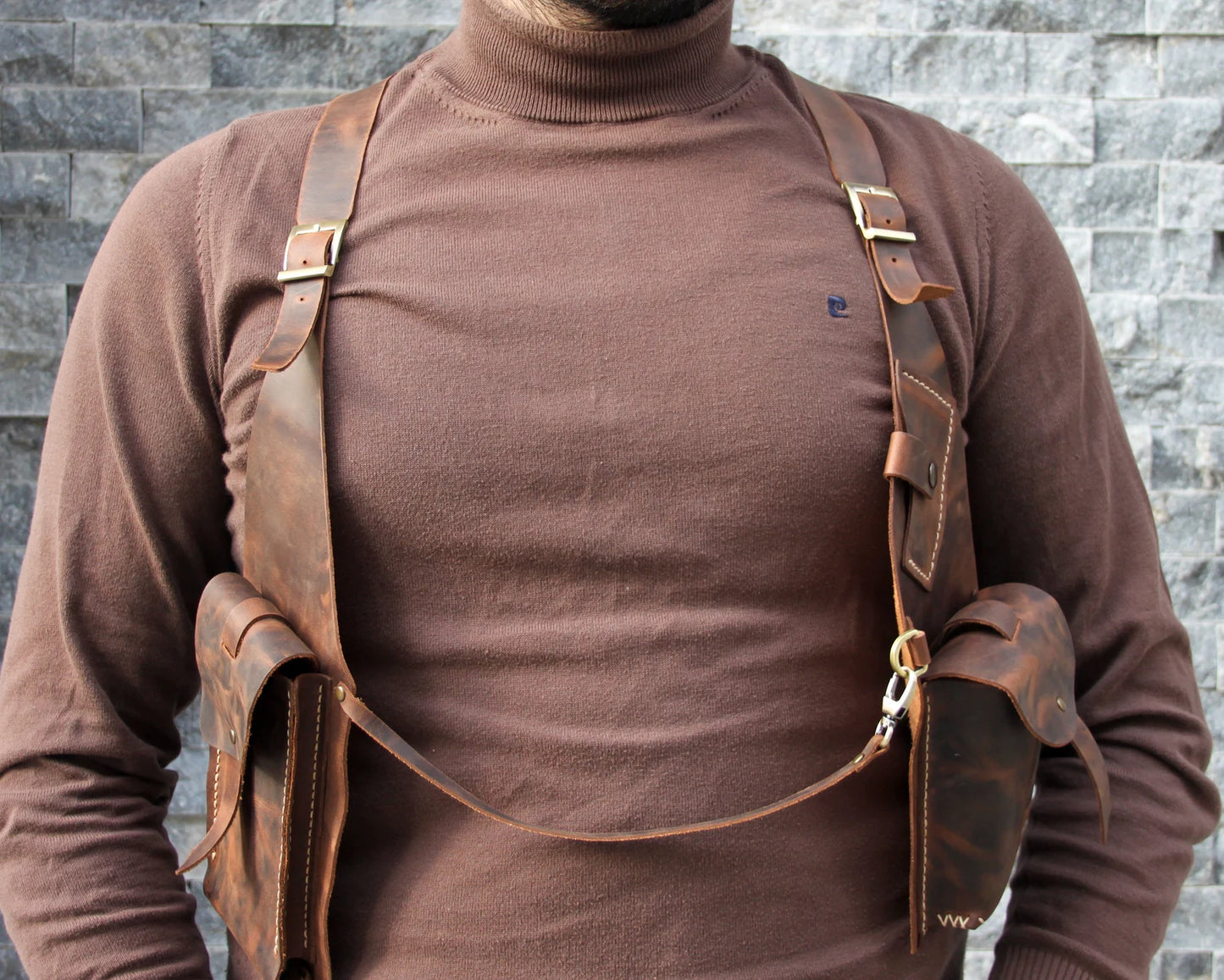 Anti-theft Leather Harness