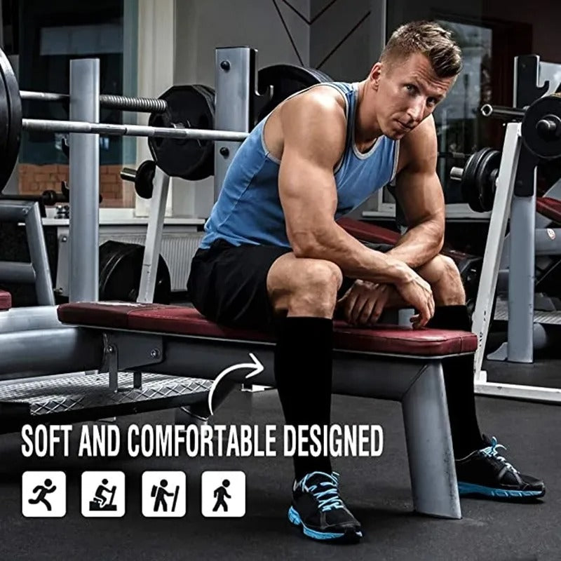 CFS Compression Socks - Knee Stocking 20-30mmHg - Running Sport Sock