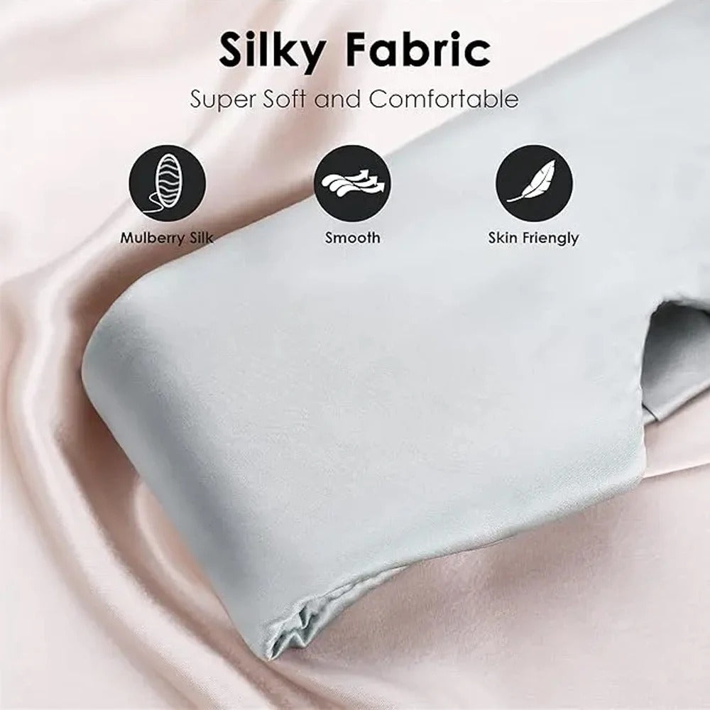 Mulberry Silk Sleeping Mask - Blocking Light Eyepatch - Eyeshade Soft Padded Sleepmasker
