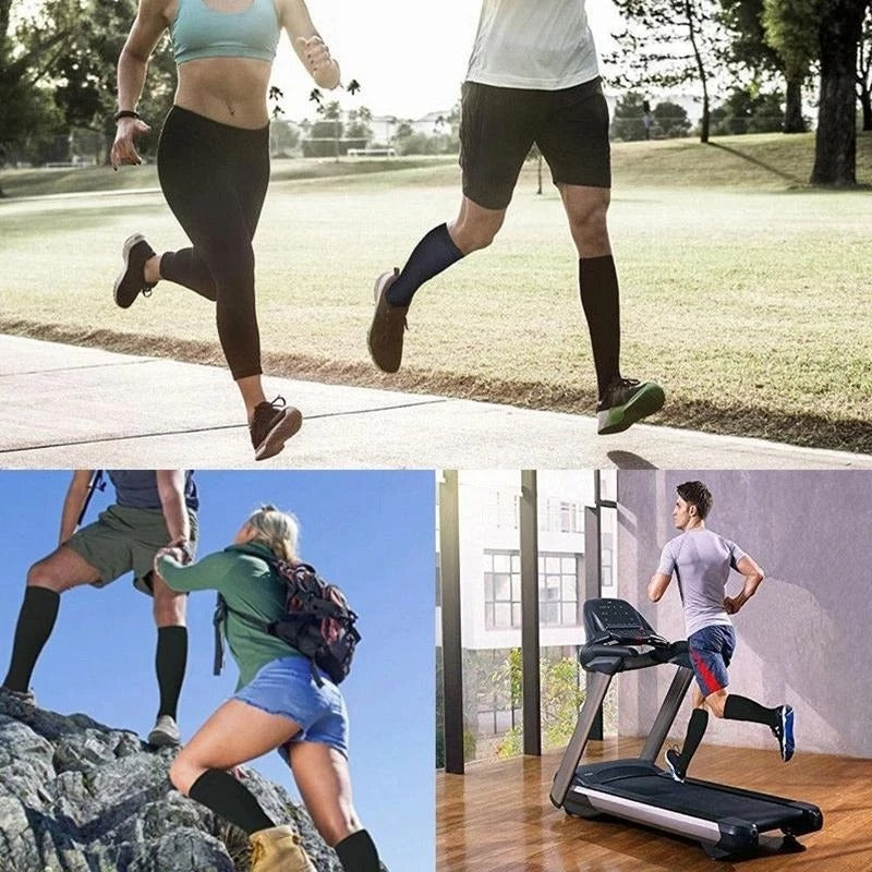 CFS Compression Socks - Knee Stocking 20-30mmHg - Running Sport Sock