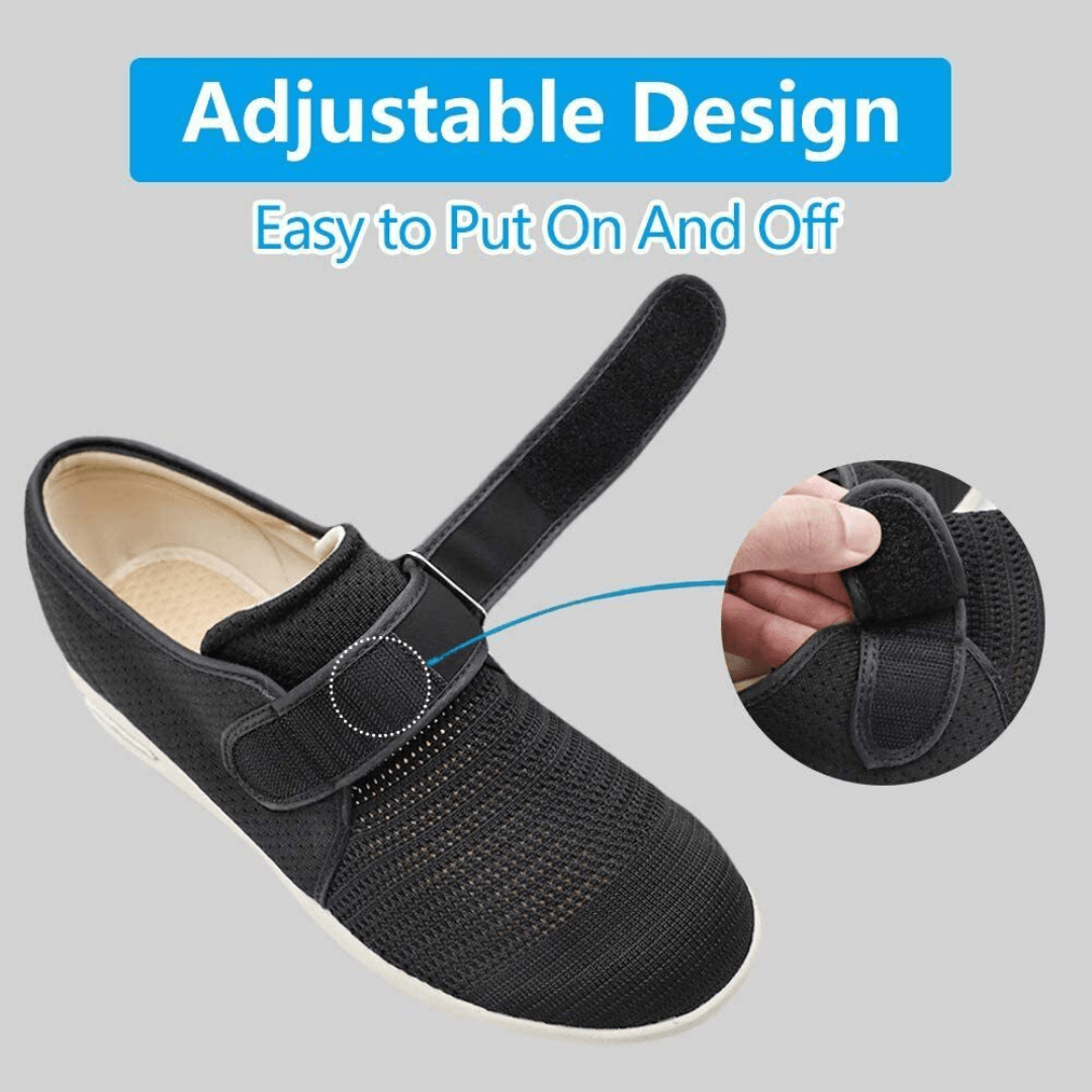 Ortho Wide Feet Eversion Diabetic Shoes - TheGivenGet