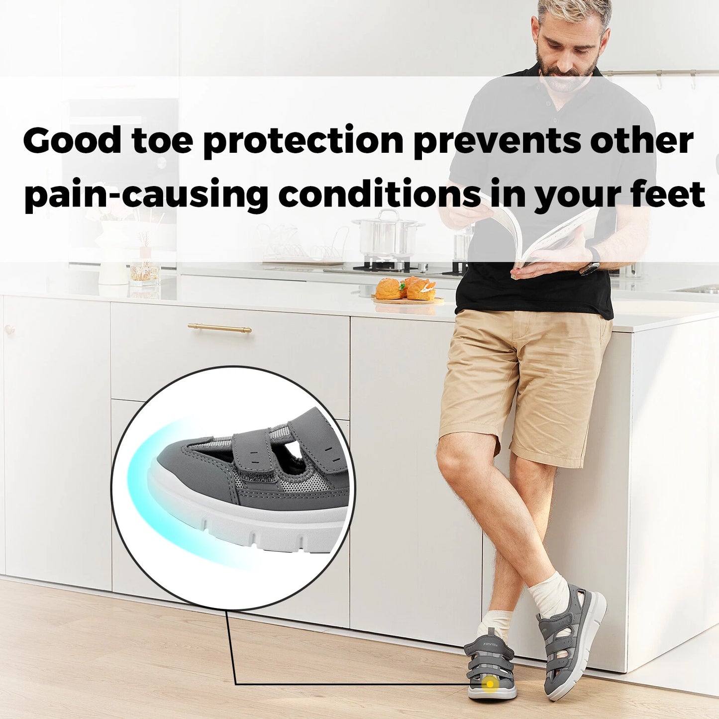 Diabetic EasyTop Sandal For Men