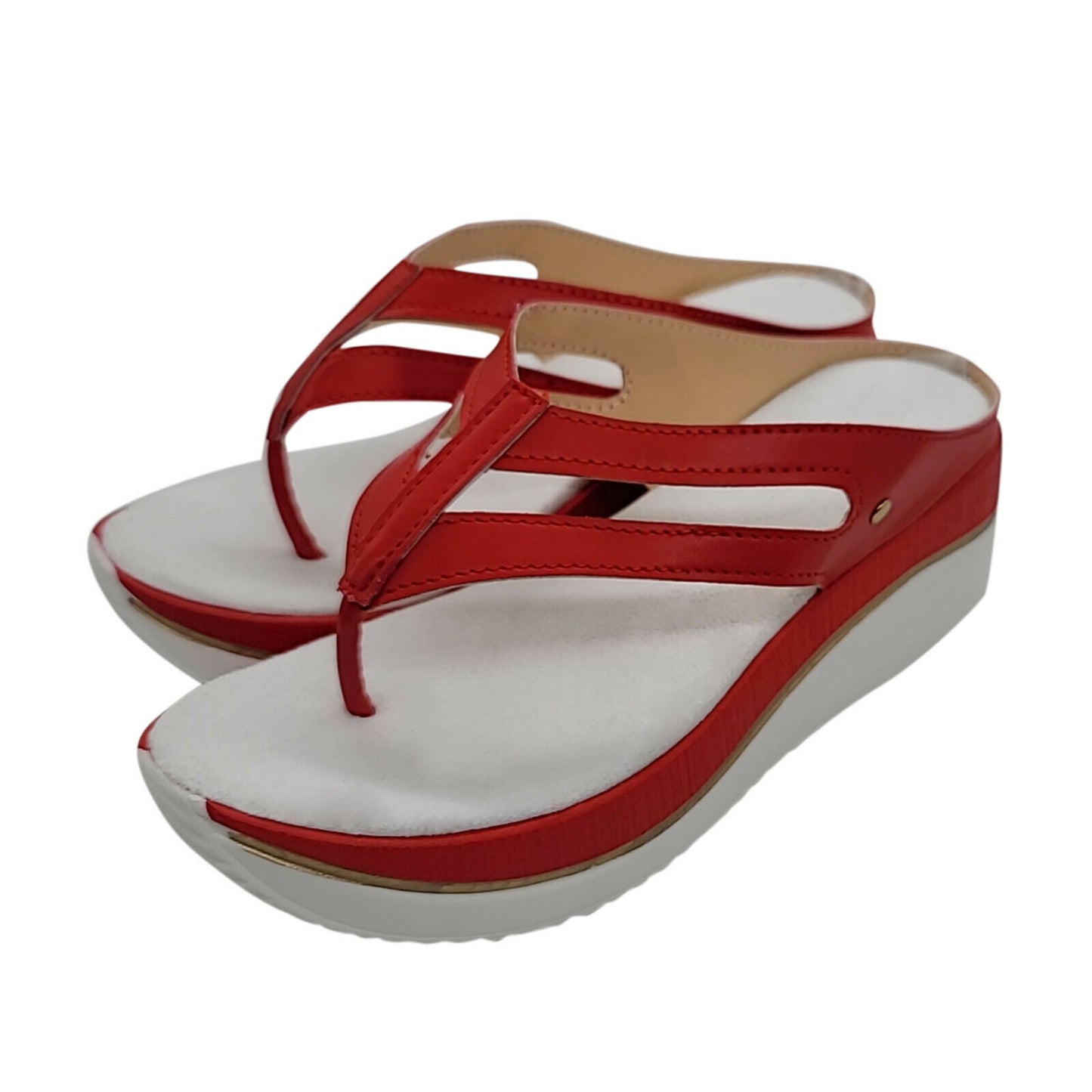 Women Summer Slope High Wedge Platform Flip Flops