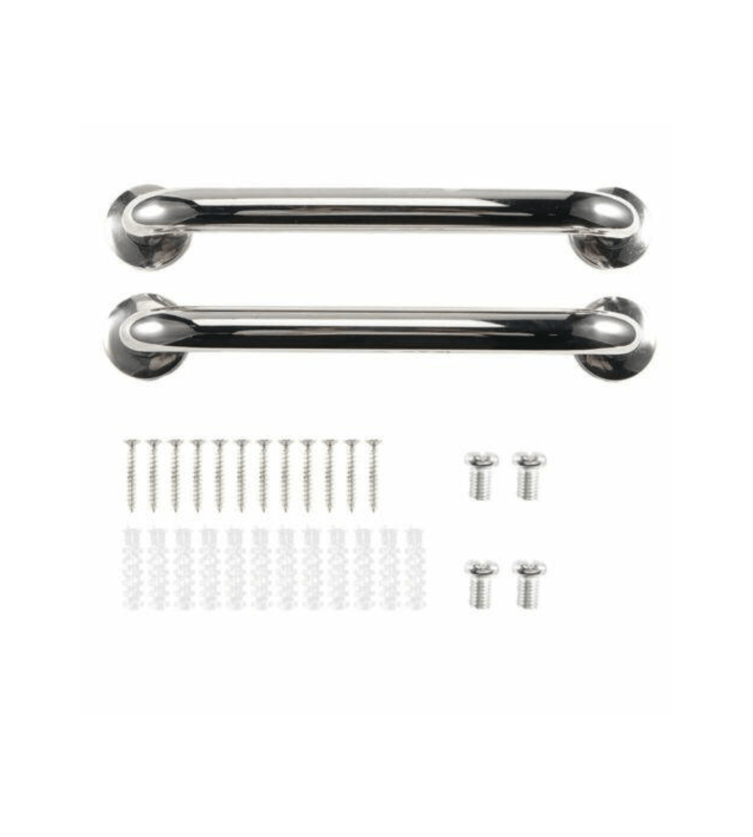 Stainless Shower Tub Handle Bathroom, Grab Bar Safety 2pcs - TheGivenGet