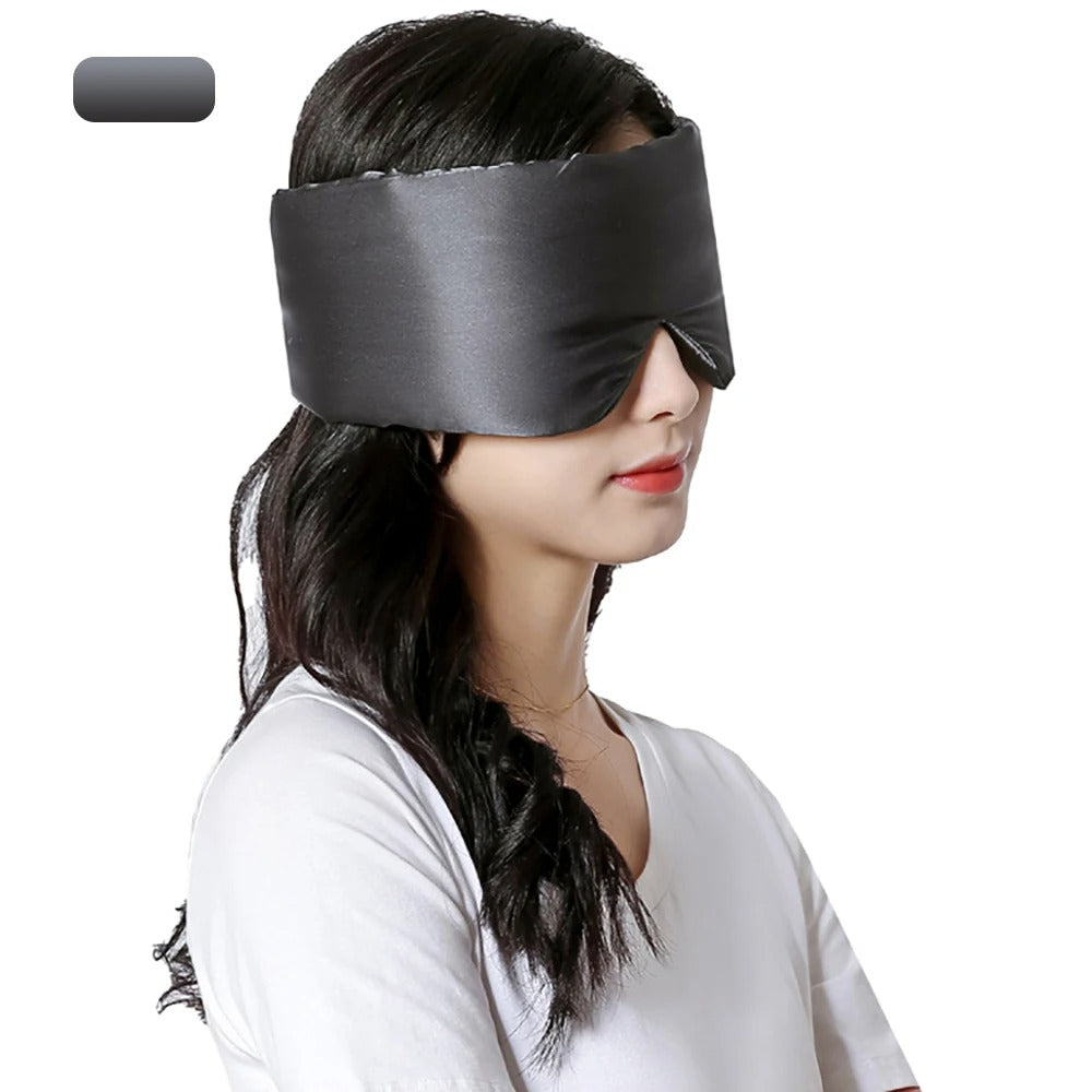Mulberry Silk Sleeping Mask - Blocking Light Eyepatch - Eyeshade Soft Padded Sleepmasker