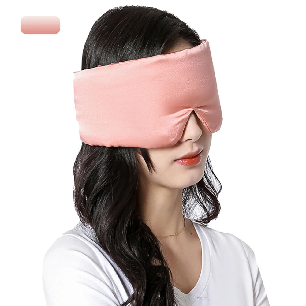 Mulberry Silk Sleeping Mask - Blocking Light Eyepatch - Eyeshade Soft Padded Sleepmasker