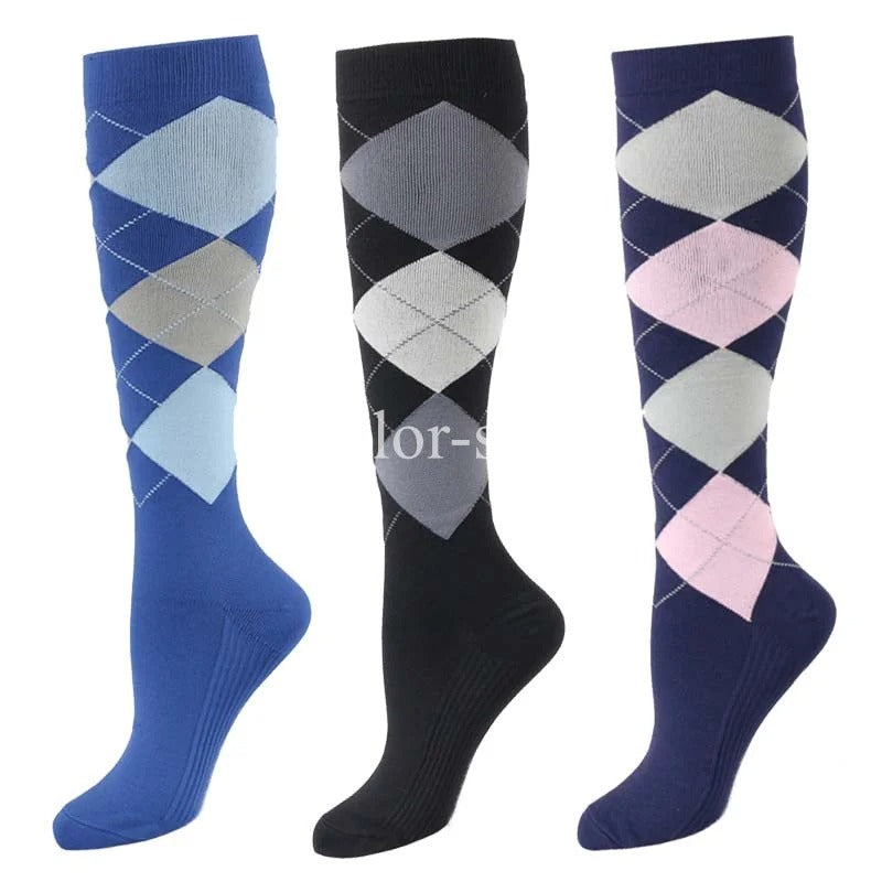 CFS Compression Socks - Knee Stocking 20-30mmHg - Running Sport Sock