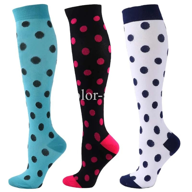 CFS Compression Socks - Knee Stocking 20-30mmHg - Running Sport Sock