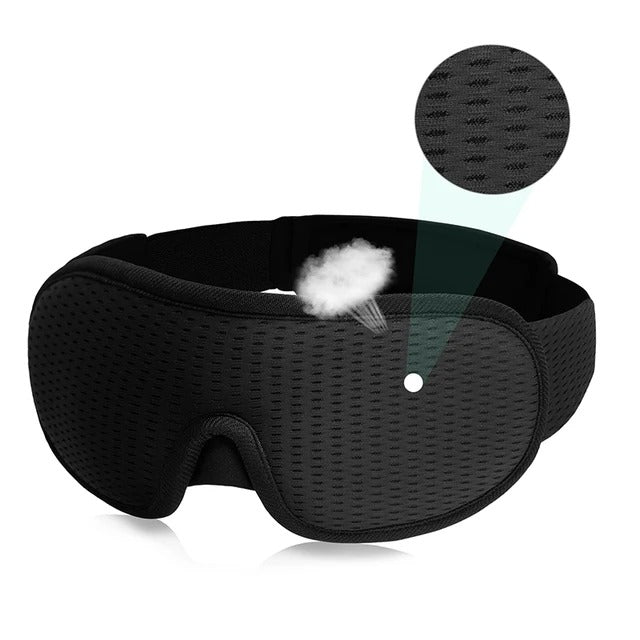 3D Sleeping Mask For Eyes - Soft Sleeping Aid Eye Mask for Travel