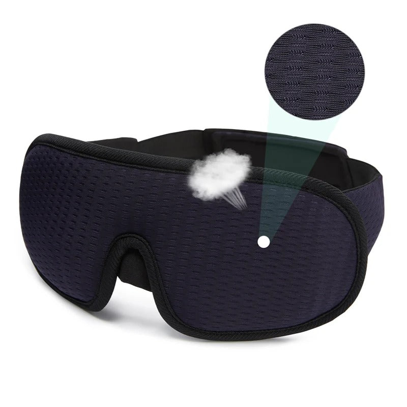 3D Sleeping Mask For Eyes - Soft Sleeping Aid Eye Mask for Travel