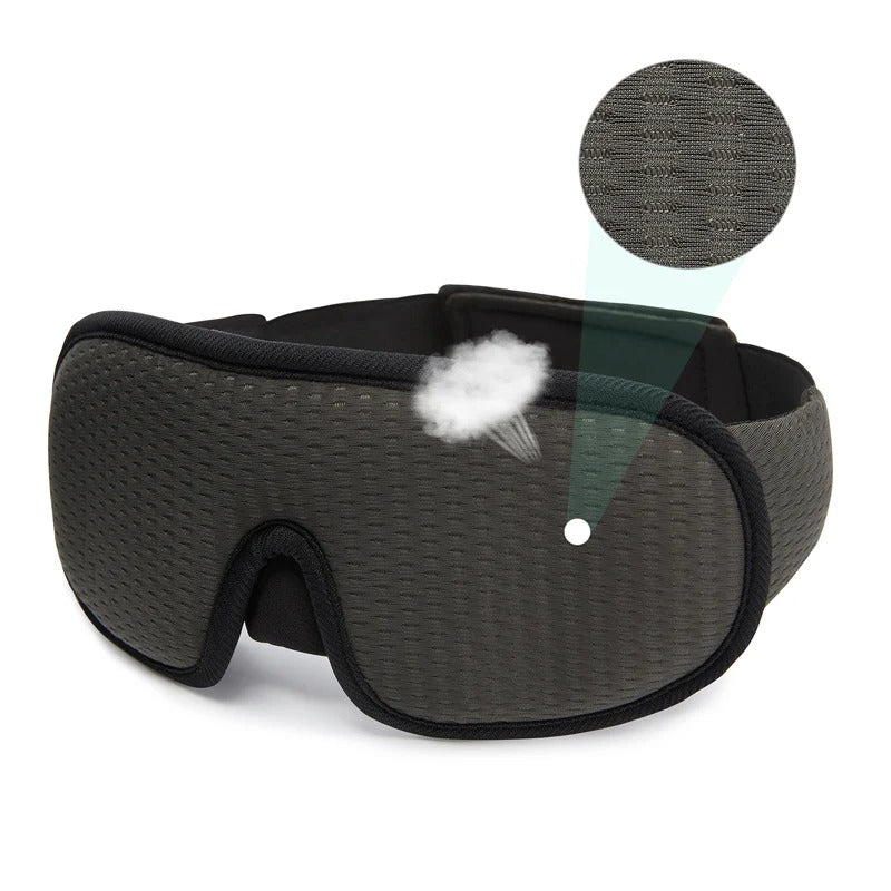 3D Sleeping Mask For Eyes - Soft Sleeping Aid Eye Mask for Travel
