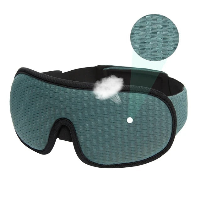 3D Sleeping Mask For Eyes - Soft Sleeping Aid Eye Mask for Travel