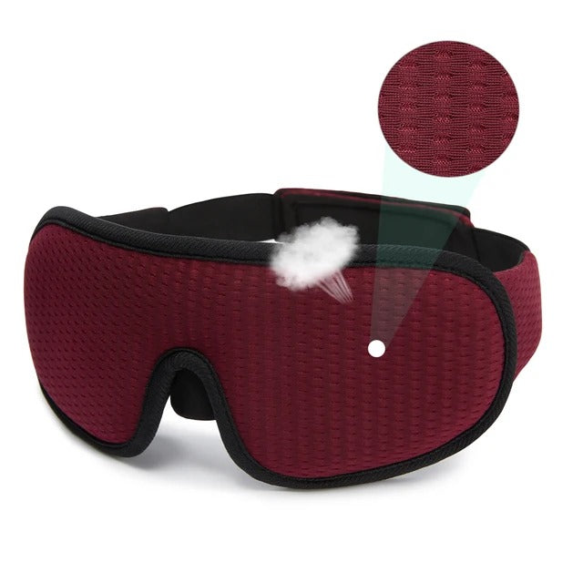 3D Sleeping Mask For Eyes - Soft Sleeping Aid Eye Mask for Travel