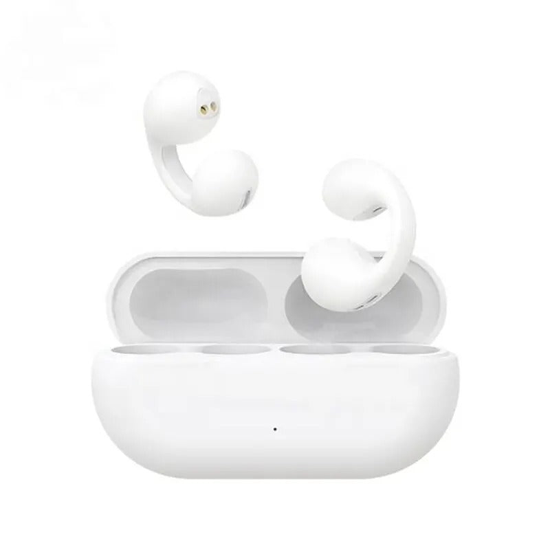 Wireless Clip On Bluetooth Headset - High Definition Audio Quality Running Yoga Sports