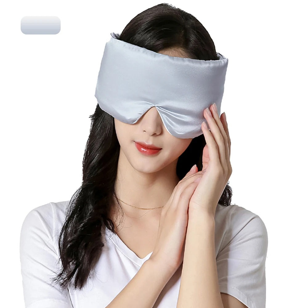 Mulberry Silk Sleeping Mask - Blocking Light Eyepatch - Eyeshade Soft Padded Sleepmasker