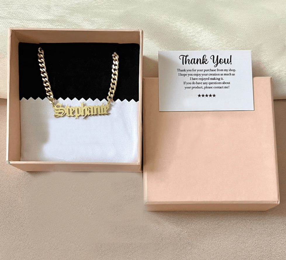 14K Name Personalized Necklace - TheGivenGet