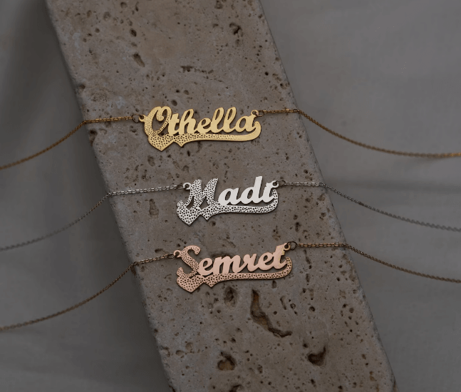 14K Name Personalized Necklace - TheGivenGet