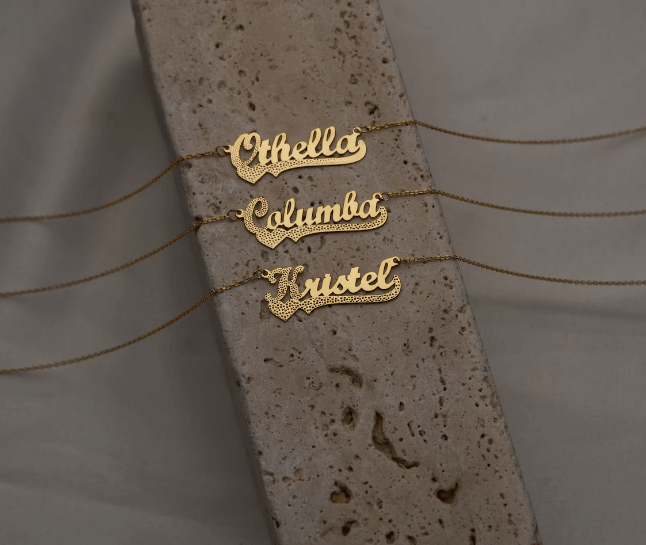 14K Name Personalized Necklace - TheGivenGet