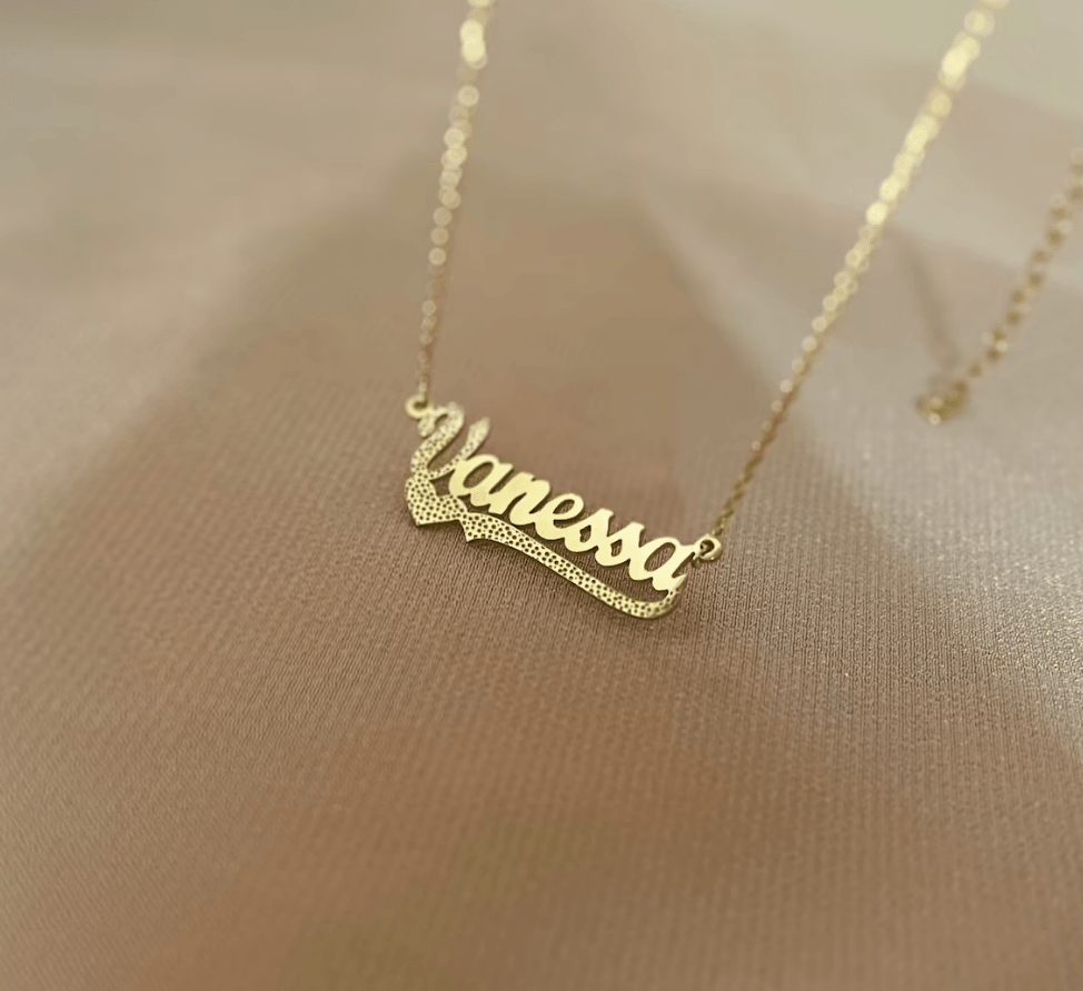 14K Name Personalized Necklace - TheGivenGet