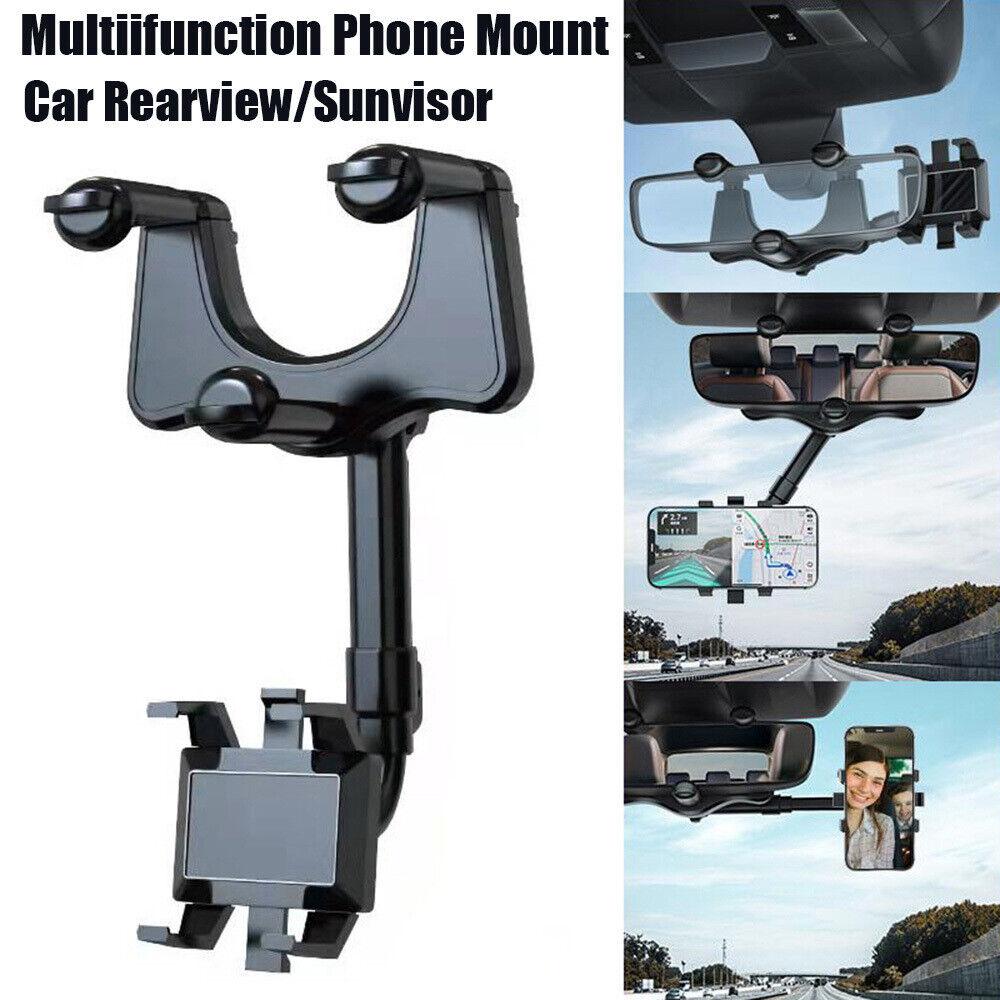 360°Rotation Car Phone Holder Rear View Car Truck Smartphone GPS Cradle - TheGivenGet