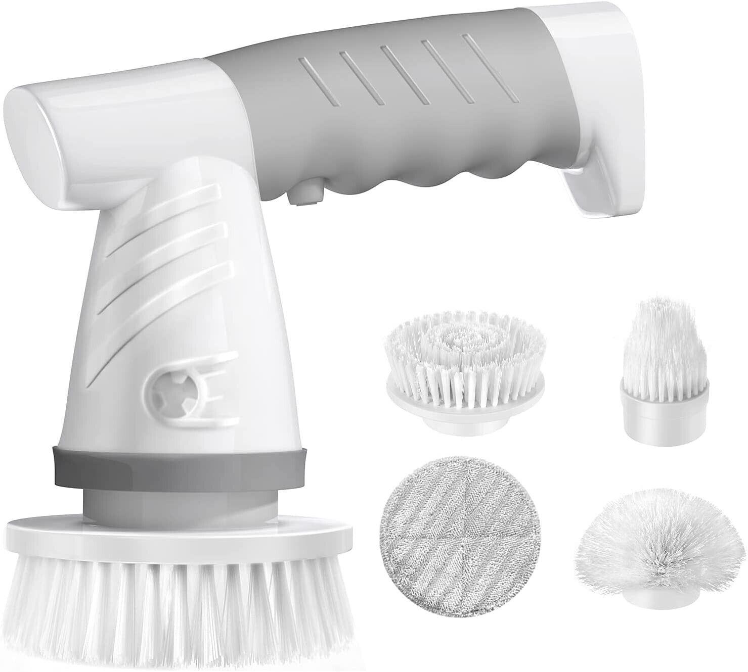 4 Heads Bathroom Rechargeable Cordless Electric Spin Scrubber - TheGivenGet