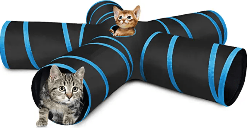 5 Way Tunnel Tube Toy for Indoor Cats- 20.8 Inches - TheGivenGet