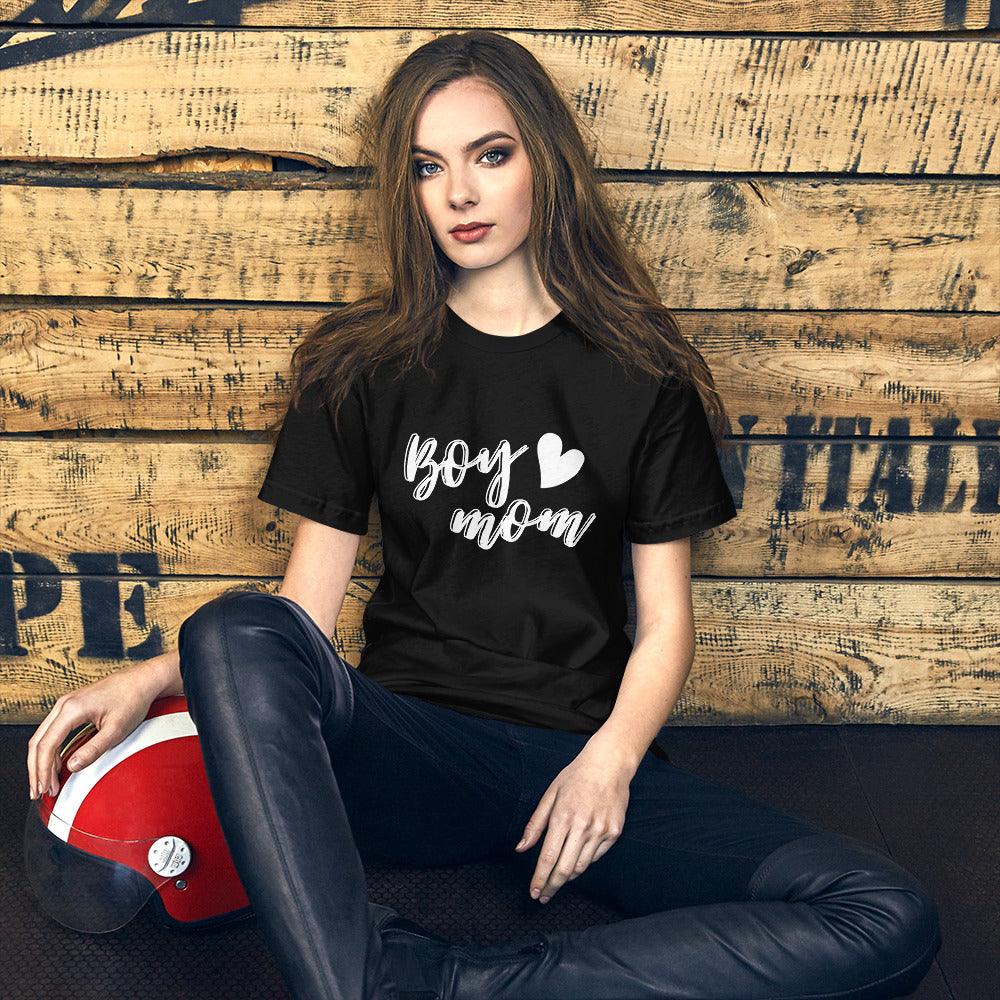 Boy Love Mom Unisex t-shirt - TheGivenGet