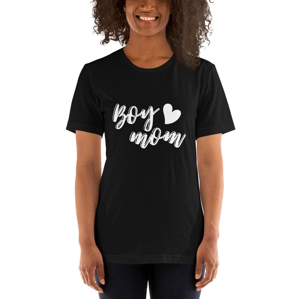 Boy Love Mom Unisex t-shirt - TheGivenGet