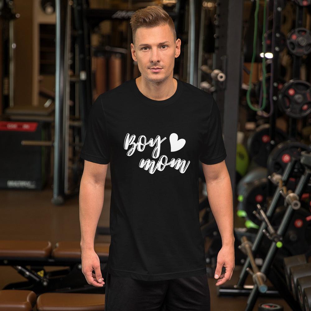 Boy Love Mom Unisex t-shirt - TheGivenGet