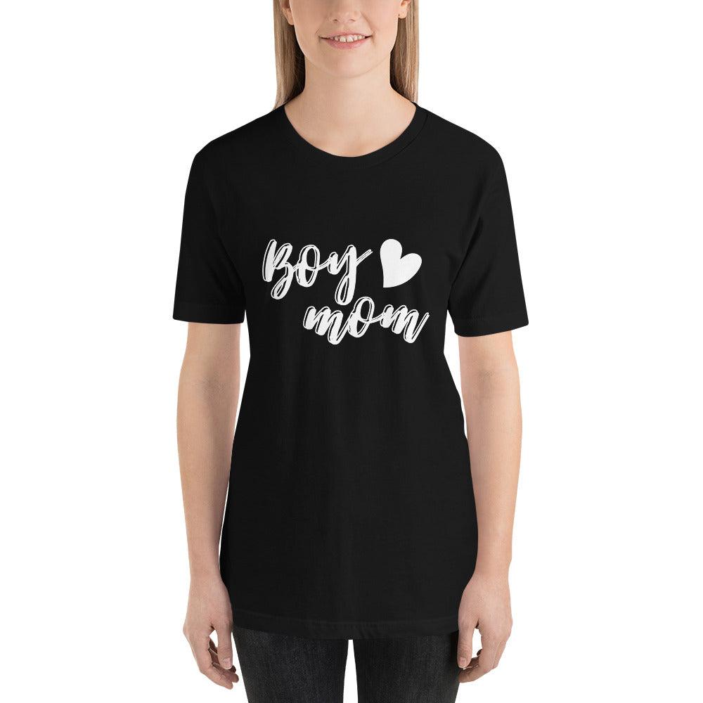 Boy Love Mom Unisex t-shirt - TheGivenGet