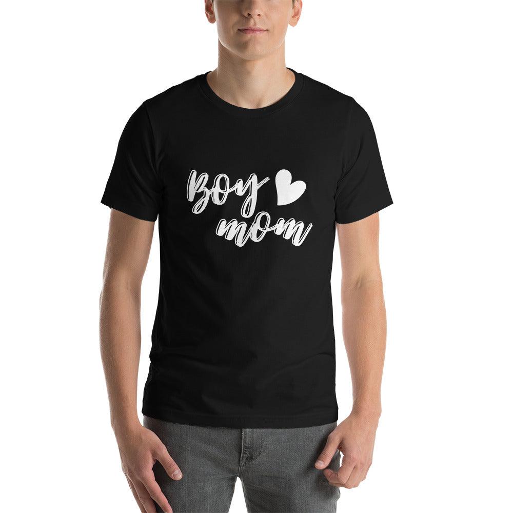 Boy Love Mom Unisex t-shirt - TheGivenGet