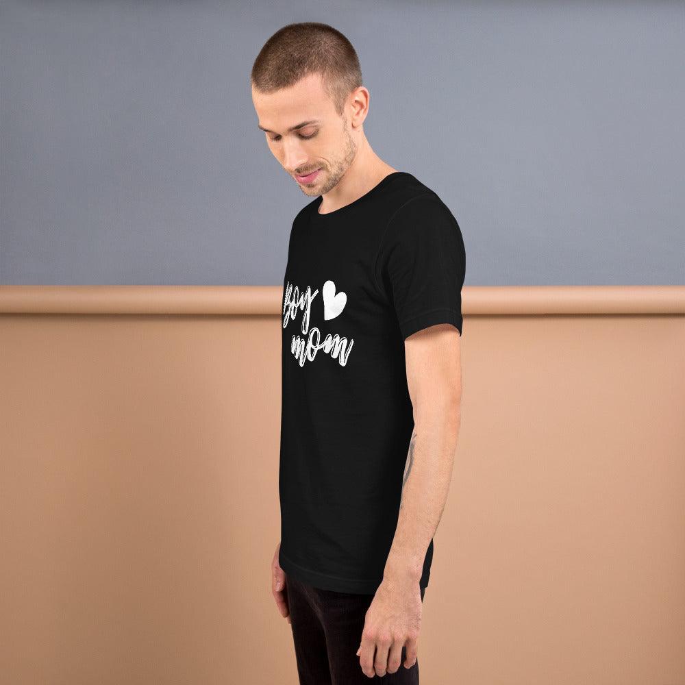 Boy Love Mom Unisex t-shirt - TheGivenGet